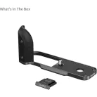 SmallRig 5217 L-Shaped Mount Plate with Silicone Handle for FUJIFILM X half Charcoal Silver
