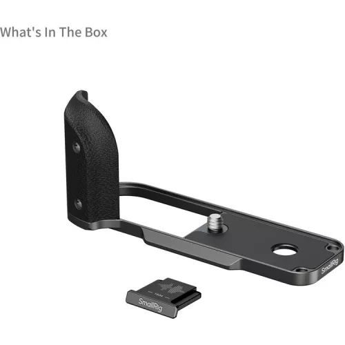SmallRig 5217 L-Shaped Mount Plate with Silicone Handle for FUJIFILM X half Charcoal Silver
