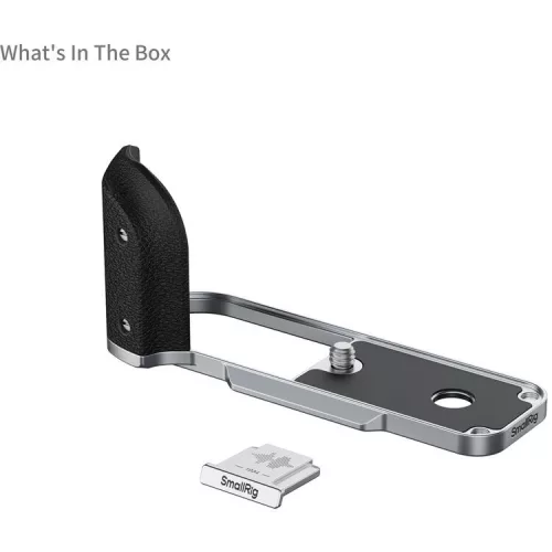 SmallRig 5216 L-Shaped Mount Plate with Silicone Handle for FUJIFILM X half Silver