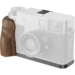   SmallRig 5394 L-Shaped Mount Plate with Wooden Handle for FUJIFILM X half Charcoal Silver