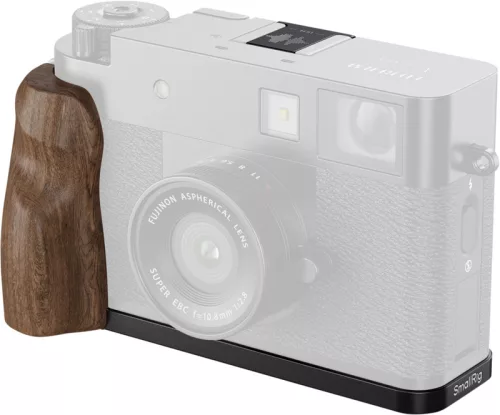 SmallRig 5224 L-Shaped Mount Plate with Wooden Handle for FUJIFILM X half Black