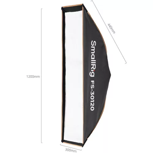 SmallRig 5370 Softbox Strip FS-30120 Quick-Setup Folding