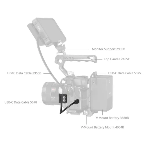 SmallRig 5078 USB-C // USB-C Data Cable (Male to Female)