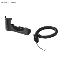   SmallRig 5433 Leather Half Case KIT (for Canon EOS R50 V) (black) 