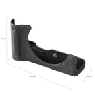 SmallRig 5433 Leather Half Case KIT (for Canon EOS R50 V) (black) 