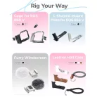 SmallRig 5433 Leather Half Case KIT (for Canon EOS R50 V) (black) 