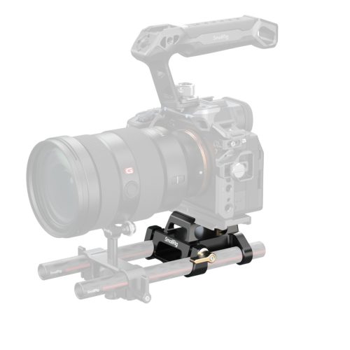 SmallRig 5365 Arca-Type Mount Plate Kit with 15mm Dual Rod Clamp