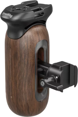 SmallRig 5239 Wooden Side Handle with NATO Clamp
