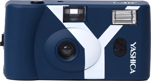 YASHICA MF-1 Y újrafelhasználható filmes fényképezőgép (prussian blue)