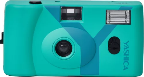 YASHICA MF-1 Y újrafelhasználható filmes fényképezőgép (turquoise)