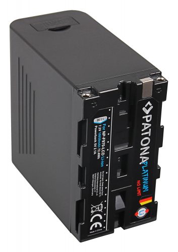 PATONA NP-F970 PLATINUM akkumulátor (10.050mAh) (USB + USB-C + micro USB + LCD) (1336)