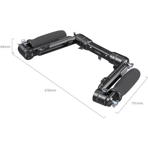 SmallRig 5205 Shoulder Rig Dual-Handle for 15mm LWS Rods