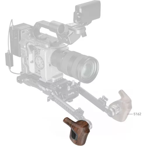 SmallRig 5193 ImageGrip Series Wooden Handle with ARRI Rosette (Right Side)