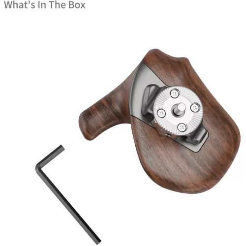 SmallRig 5162 ImageGrip Series Wooden Handle with ARRI Rosette (Left Side)