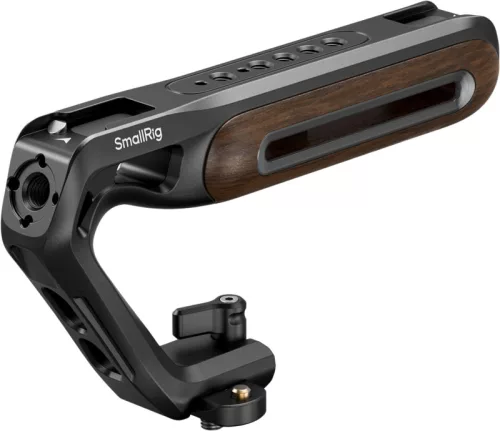 SmallRig 5251 Wooden Top Handle with NATO Clamp