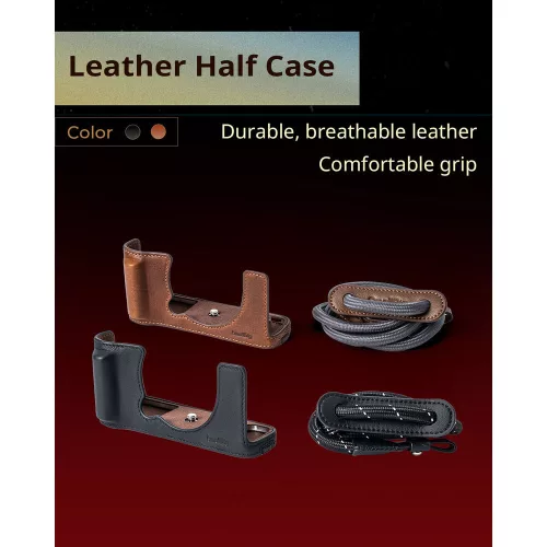 SmallRig 5450 Camera Leather Case Kit (for FUJIFILM X-E5) (black)