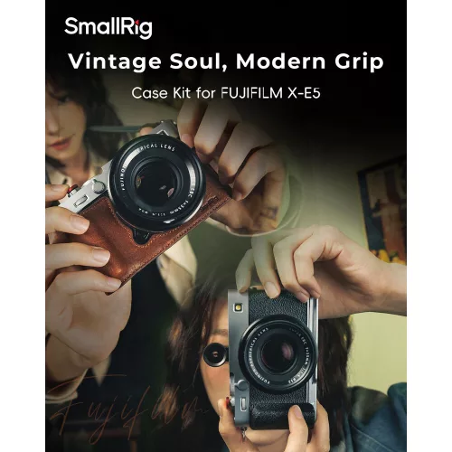 SmallRig 5449 Camera Leather Case Kit (for FUJIFILM X-E5) (brown)