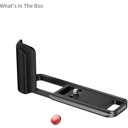 SmallRig 5448 L-Shaped Mount Plate with Silicone Handle (for FUJIFILM X-E5) (black)