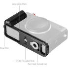 SmallRig 5448 L-Shaped Mount Plate with Silicone Handle (for FUJIFILM X-E5) (black)