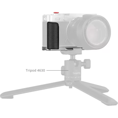 SmallRig 5447 L-Shaped Mount Plate with Silicone Handle (for FUJIFILM X-E5) (silver)