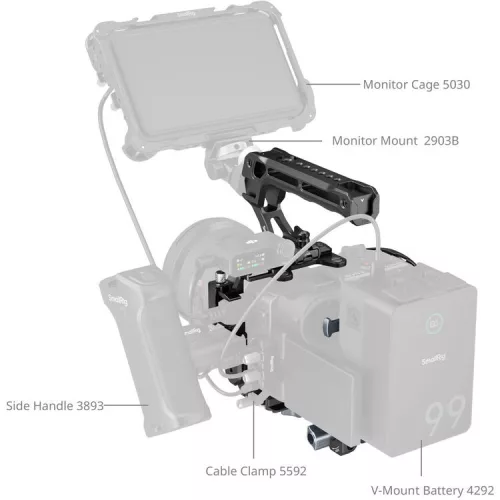SmallRig 5590 Advanced Cage Kit with Battery Plate for Sony FX2