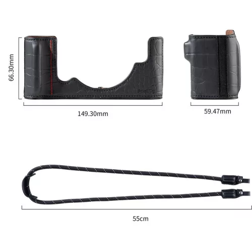 SmallRig 5095 Leather Case Kit for Nikon Z f Black