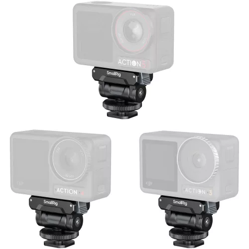 SmallRig 5436 Quick Release Support (for DJI Osmo Action 5 PRO / 4 / 3) with Cold Shoe Adapter