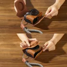 SmallRig 5385 Leather Case KIT (for Canon PowerShot V1) (brown)