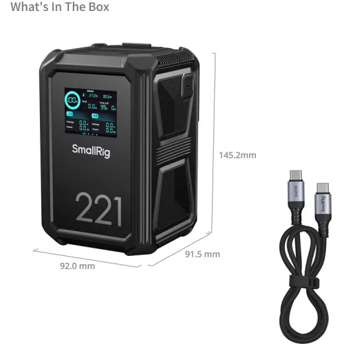 SmallRig 4985 X-Touch Smart Triple-Proof V-Mount Battery X221