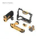 SmallRig 5518 HawkLock Quick Release Cage Kit for Sony A7R V/ A7 IV/ A7S III (Adv Ed) (Bumblebee)