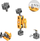SmallRig 5522 Magic Arm Support with Dual Ball Heads 1/4”-20 Screws（BumbleBee Edition）