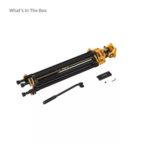 SmallRig 5523 Video Tripod with Heavy-Duty Fluid Head AD-01 (BumbleBee Edition）
