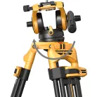 SmallRig 5523 Video Tripod with Heavy-Duty Fluid Head AD-01 (BumbleBee Edition）