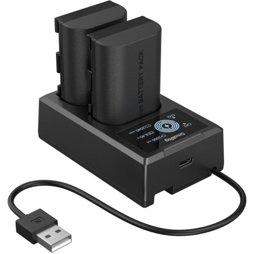 SmallRig 5409 DUAL KIT akkumulátor töltő // Battery Charger (+ 2x SmallRig LP-E6P)