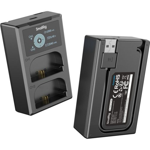 SmallRig 5409 DUAL KIT akkumulátor töltő // Battery Charger (+ 2x SmallRig LP-E6P)