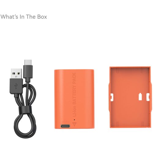 SmallRig 5407 - LP-E6P akkumulátor (2.520mAh) (USB-C) (orange) (for Canon)