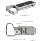 SmallRig 5482 Baseplate with Airtag Slot for Sony A7C II / A7CR Silver