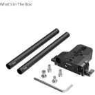 SmallRig 5609 Bottom Mount Plate with Dual 15mm Rod Clamp