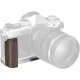 SmallRig 5563 L-Shaped Mount Plate with Wooden Handle for OM SYSTEM OM-3