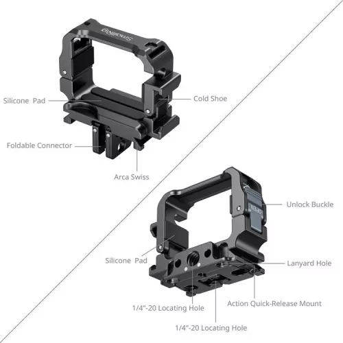 SmallRig 5607 Cage Adapter for DJI Osmo Pocket 3