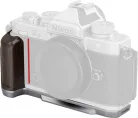 SmallRig 5707 L-Shaped Mount Plate with Wooden Handle for Nikon Z f Silver