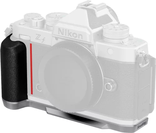 SmallRig 5706 L-Shaped Mount Plate with Silicone Handle for Nikon Z f Silver