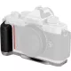 SmallRig 5706 L-Shaped Mount Plate with Silicone Handle for Nikon Z f Silver