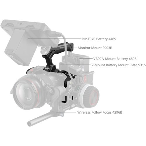 SmallRig 5809 Cage "Top Handle KIT" (for Canon EOS C50)