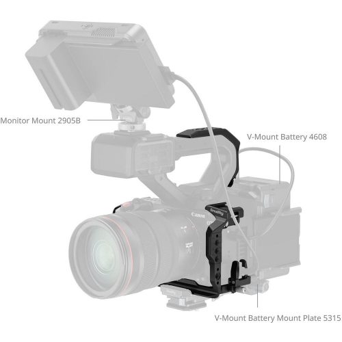 SmallRig 5657 Cage "XLR Handle Extension KIT" (for Canon EOS C50)