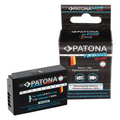   PATONA LP-E17 PLATINUM akkumulátor (1.050mAh) (teljesen dekódolt) (1348)