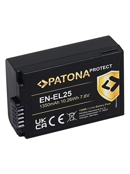 PATONA EN-EL25 PROTECT akkumulátor (1.350mAh) (for Nikon Z50, Z fc) (13495)