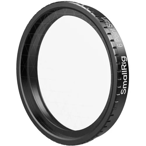 SmallRig 5839 Attachable Star Cross Filter (6 Points) for DJI Osmo Action 5 Pro / 4