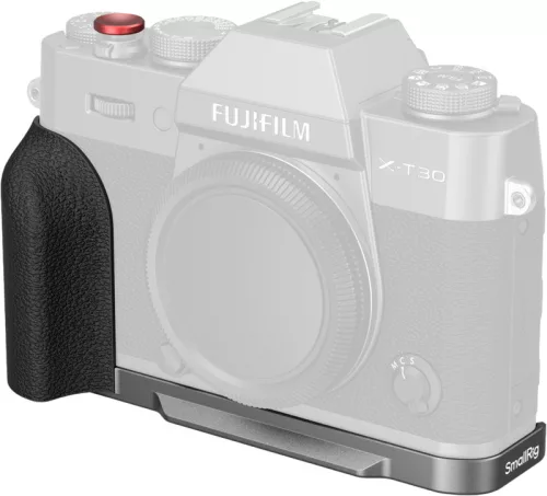 SmallRig 5665 L-Shaped Mount Plate w Silicone Handle for FUJIFILM X-T30 / T30 II / T30 III Charcoal