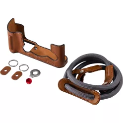   SmallRig 5670 Leather Half Case Kit for FUJIFILM X-T30 / X-T30 II / X-T30 III Brown